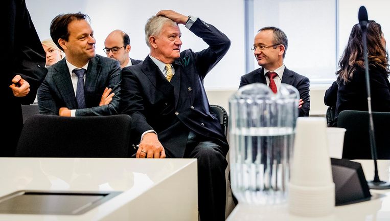 Antony Burgmans, voorzitter van de Raad van Commissarissen van AkzoNobel, bij de zaak Elliott Advisors tegen AkzoNobel in de Ondernemingskamer. Beeld anp