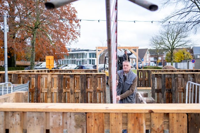 De opbouw van Winterbar 725 is volop aan de gang.