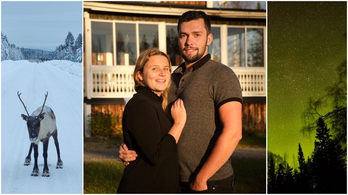 Simon Peeters en Eline Hullebusch zijn een nieuw leven begonnen in Norsjö, in het noorden van Zweden