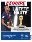 De cover van L'Equipe.