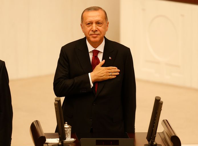 Turks president Erdogan