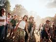 Sfeerbeeld van Mañana Mañana vorig jaar, de eerste keer dat het festival werd gehouden op het terrein van Kasteel Oolde in Laren.