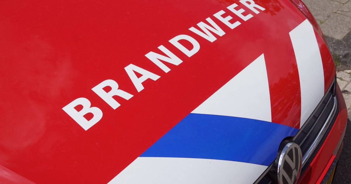 Middelbrand op Herenstraat in Slagharen