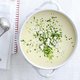 Recept - Romig soepje van Opperdoezer Ronde met Brabantse blauwe kaas en pijnboompitjes