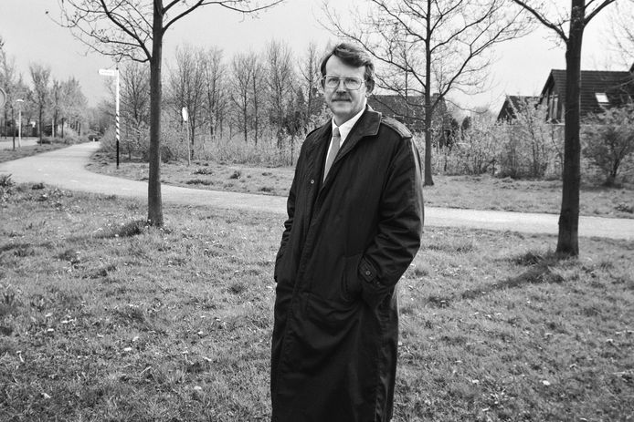 Frank Soutendijk op een foto uit 1989. Hij was wethouder in Nuenen van 1982 tot 1990.