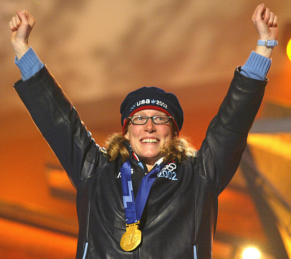 Olympisch kampioene Chris Witty schaatste met vreselijk geheim Foto