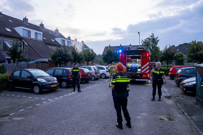 De korte maar felle brand veroorzaakte de nodige schade.