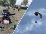 Paragliders botsen tegen elkaar boven camping Zeewolde