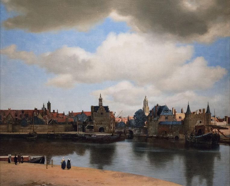 Johannes Vermeer, ‘Gezicht op Delft’ (1660-1661). Mauritshuis, Den Haag. Beeld Imageselect 