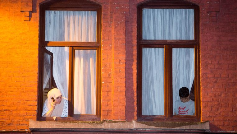 Ongeveer 40 procent van de bevolking in Molenbeek is moslim. Beeld Photo News