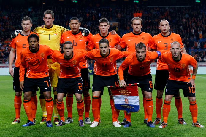 Sneijder en Maduro samen in Oranje.