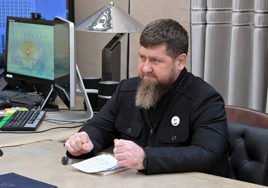 Archiefbeeld. De Tsjetsjeense leider Ramzan Kadyrov (27/04/23)