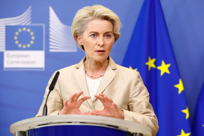 Europees Commissievoorzitter Ursula von der Leyen.