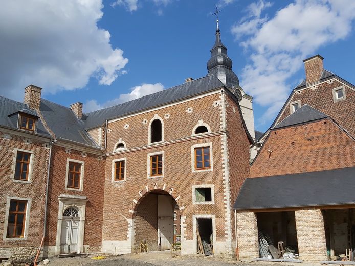 Het Arendsnest in volle restauratie, wordt eindelijk een wijnchateau