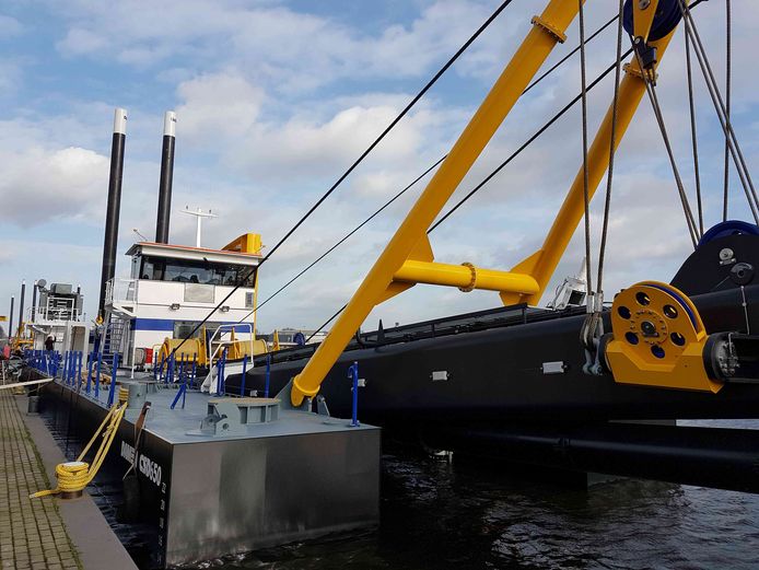 De eerste elektrische cutterzuiger van Damen Shipyards.