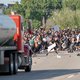 Tankwagen rijdt in op demonstranten Minneapolis