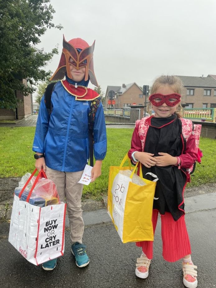 Superhelden Vince en Lore begonnen aan nieuw schooljaar | Meise | hln.be