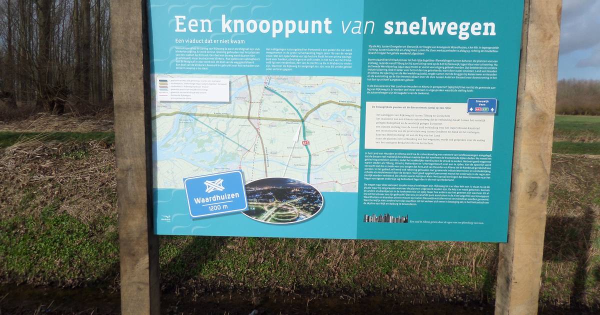 Herinnering aan wat ooit een knooppunt van snelwegen zou worden