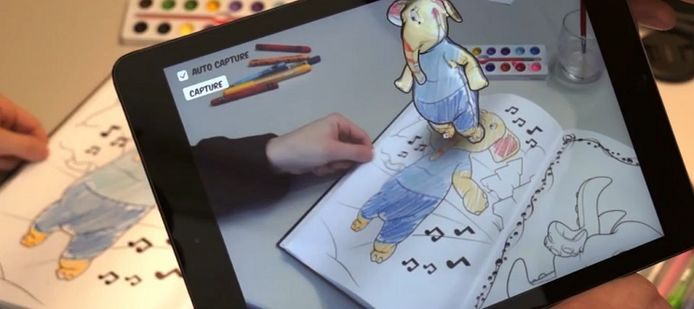 Disney lanceert app om figuurtjes in kleurboeken tot leven te ...