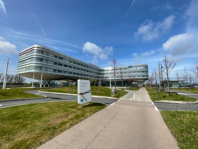 Het Algemeen Ziekenhuis (AZ) Zeno in Knokke, vlak over de grens met Sluis.