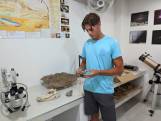 Tilburgse student Bram vindt een fossiel in Colombia: 'Het lijkt te gaan om een nieuwe soort'