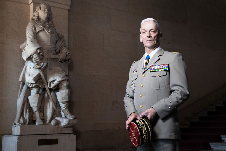 De Franse generaal François Lecointre, hoogste militair van de strijdkrachten. Beeld Hollandse Hoogte / AFP