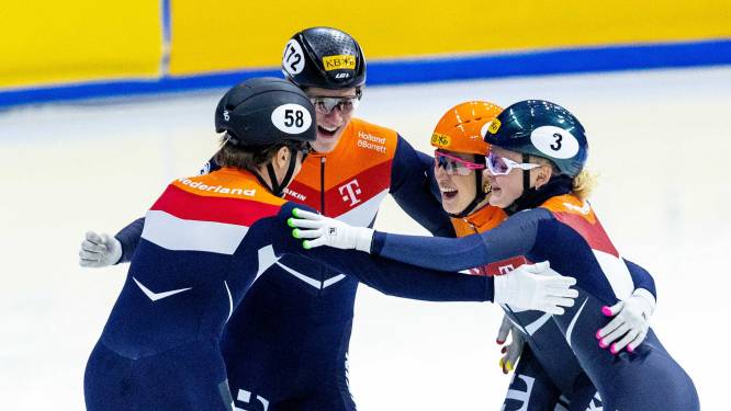 Nederland met ontketende Velzeboer en herstelde Schulting naar WK-goud op gemengde aflossing