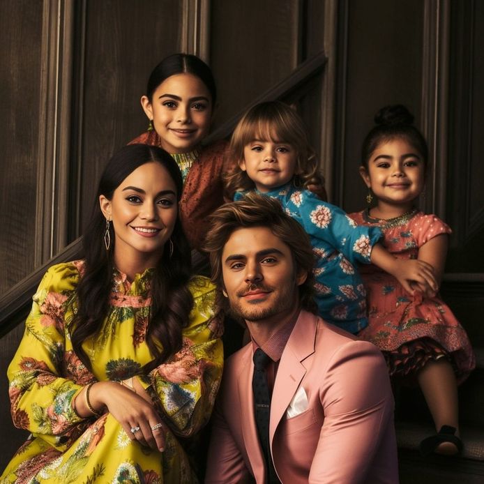 Zac Efron, Vanessa Hudgens e i loro ipotetici figli di intelligenza artificiale