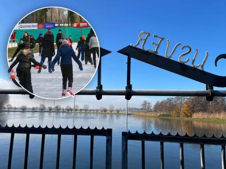 Her en der in Oost-Nederland kan al geschaatst worden: ‘Omstandigheden zijn optimaal’
