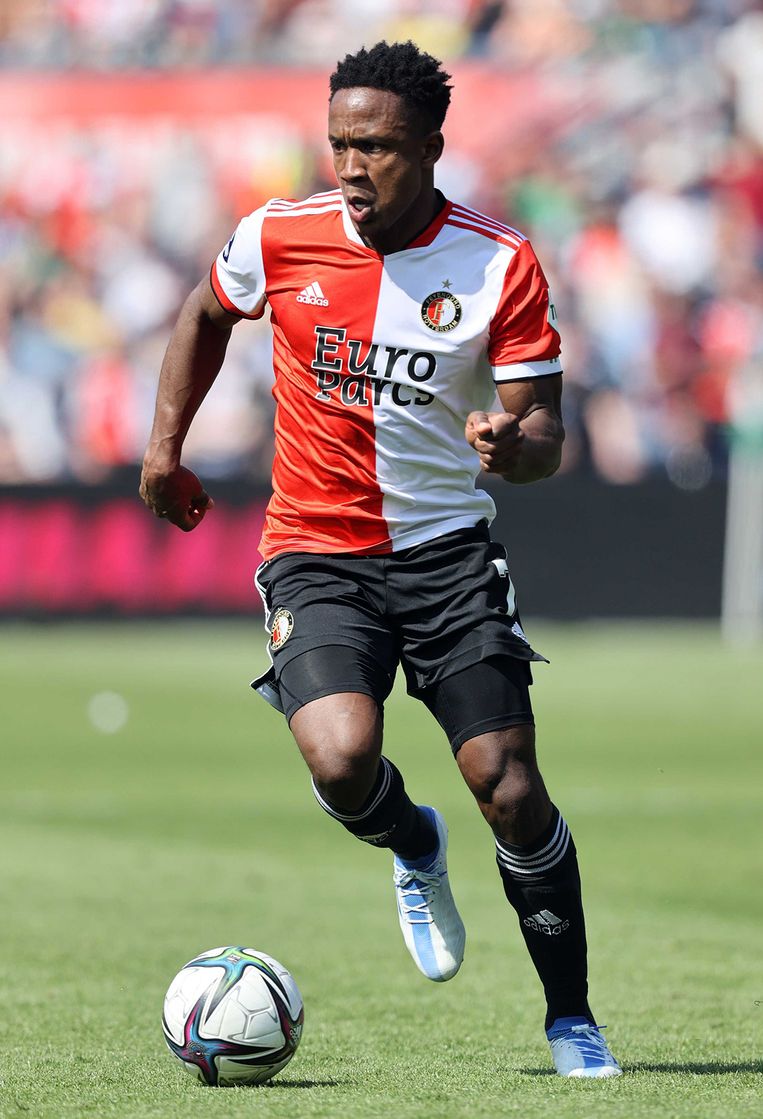 Luis Sinisterra is een van de sleutelspelers van Feyenoord. Zondag was hij nog matchwinnaar tegen FC Utrecht.  Beeld ANP