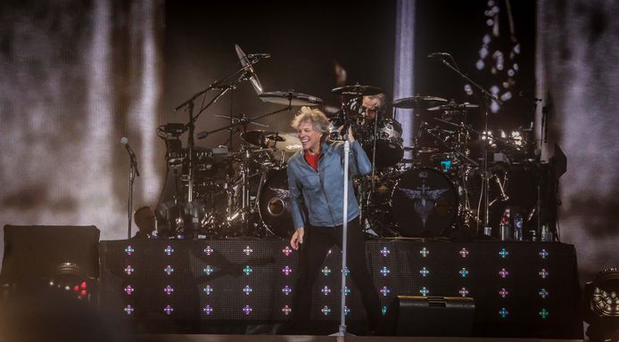 Jon Bon Jovi in concert op de festivalweide van TW Classic.