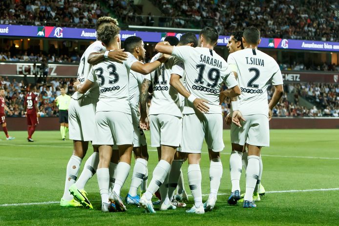 Paris Saint-Germain won vorig seizoen met 0-2 in Metz, de ontmoeting in Parijs werd nooit gespeeld omdat de competitie niet werd afgerond.