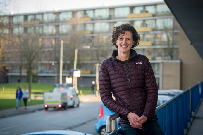 Jolanda van der Meijde, kwartiermaker van buurtbedrijf NuDe Toekomst in Wageningen.