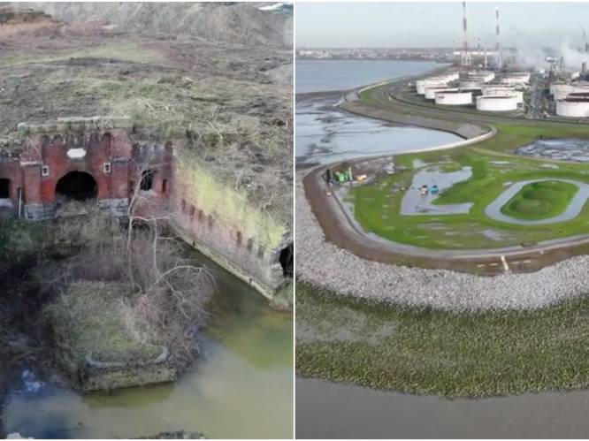 Het smerigste stukje van Vlaanderen is weer proper: Fort Sint-Filips in Antwerpse haven gesaneerd