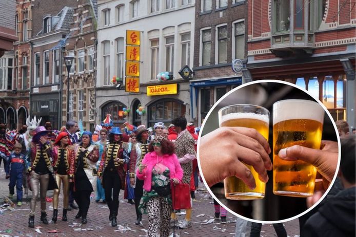 Archieffoto van carnaval in Zwolle.