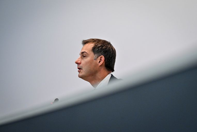 Premier Alexander De Croo (Open Vld). Beeld BELGA