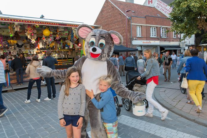 De avondmarkt in Aalter.
