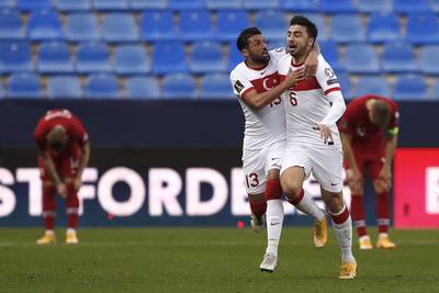 WK-KWALIFICATIES. Wit-Rusland pakt eerste punten in groep van Rode Duivels - Turkije wint opnieuw overtuigend