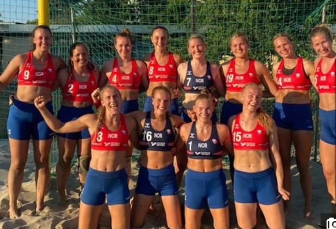 paraplu Omgekeerde Monumentaal Kledijrel' op EK beachhandbal: Noorse vrouwen weigeren in weinig  verhullende slipjes te spelen en krijgen fikse boete | Meer Sport | hln.be