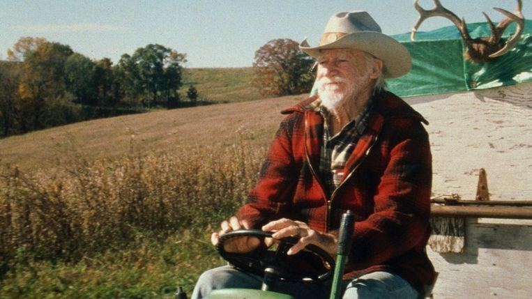 The Straight Story - Film (USA/GBR/FRA-1999) - David Lynch - Caption: Richard Farnsworth (Alvin Straight) Beeld TMDb