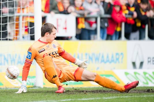 Davy Roef in actie in de bewuste wedstrijd tegen KV Mechelen. 