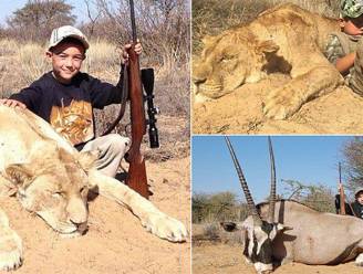 Vader krijgt de volle lading voor foto's van zoontjes naast gedode wilde dieren