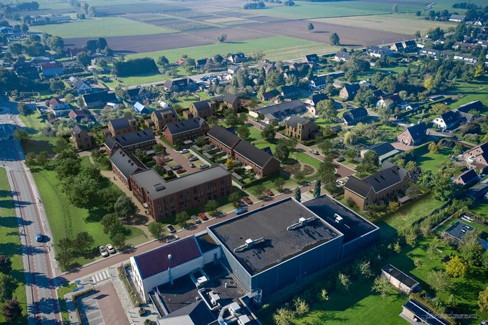 Artist’s impression van de nieuwbouwwijk Julianaweide in Heteren.