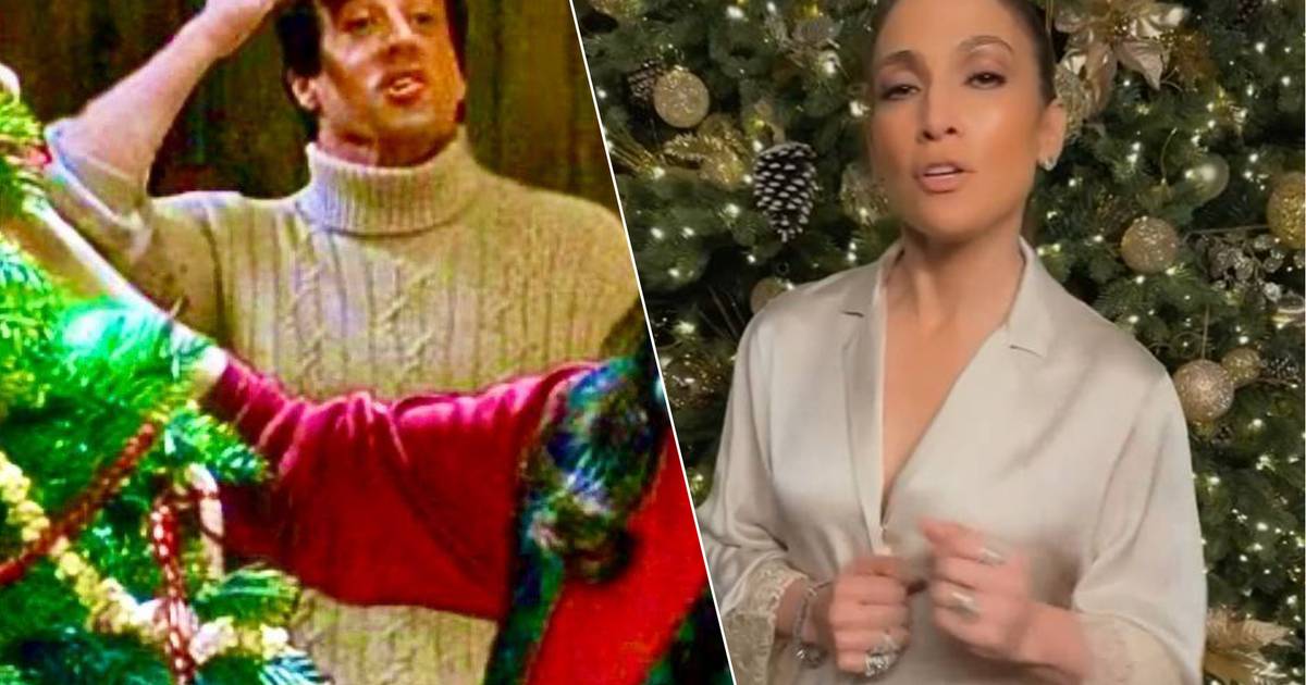Celebrities 24/7.  Sylvester Stallone wishes his followers a Merry Christmas from “Rockyland” and Jennifer Lopez gives her fans a Christmas gift |  celebrities