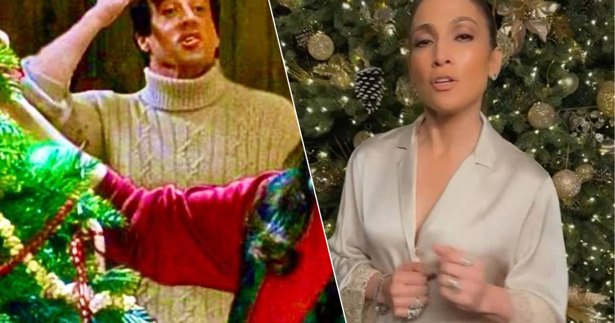 Celebrità 24 ore su 24, 7 giorni su 7.  Sylvester Stallone augura ai suoi follower un Buon Natale da “Rockyland” e Jennifer Lopez regala ai suoi fan un regalo di Natale |  celebrità