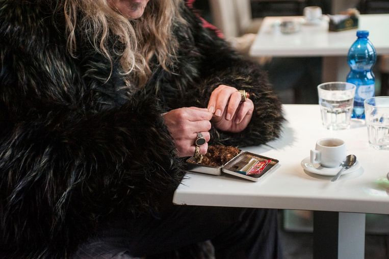 Met schrijver Ilja Leonard Pfeijffer door zijn geliefde