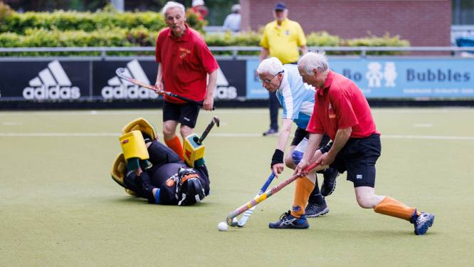Hockeyen op hoge leeftijd op veteranentoernooi bij HC Tilburg: ‘De meeste spelers zijn nog hartstikke fit’