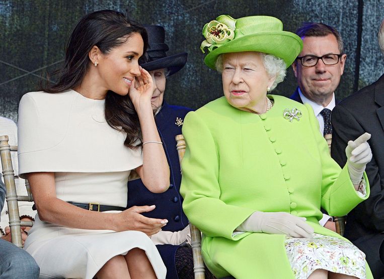 Meghan Markle en Queen Elizabeth. Beeld REUTERS