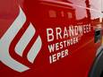 Brandweer Westhoek, post Ieper, rukte uit naar de Sportstraat in Ieper.