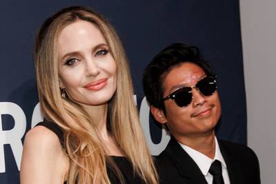 Brad Pitt and Angelina Jolie’s son shows off scars on red carpet after serious accident